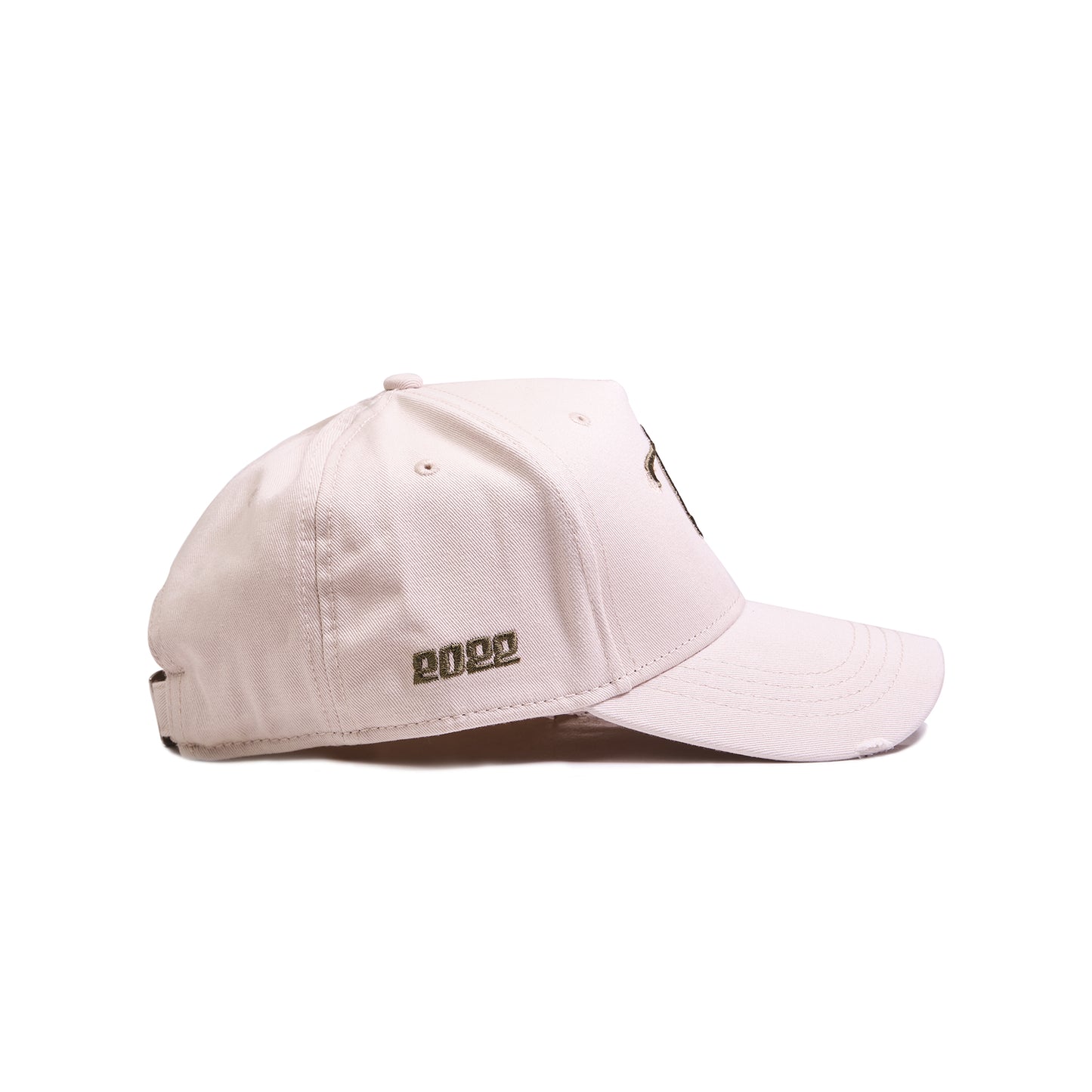 The Distressed Cap - Cream