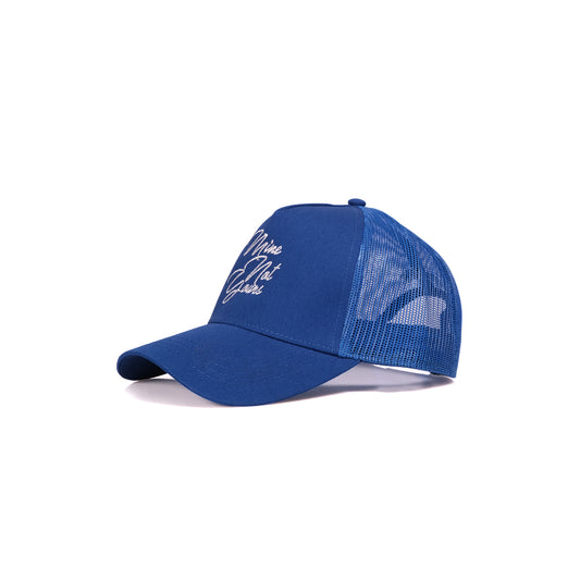 Trucker Cap Mine Not Yours - Royal Blue
