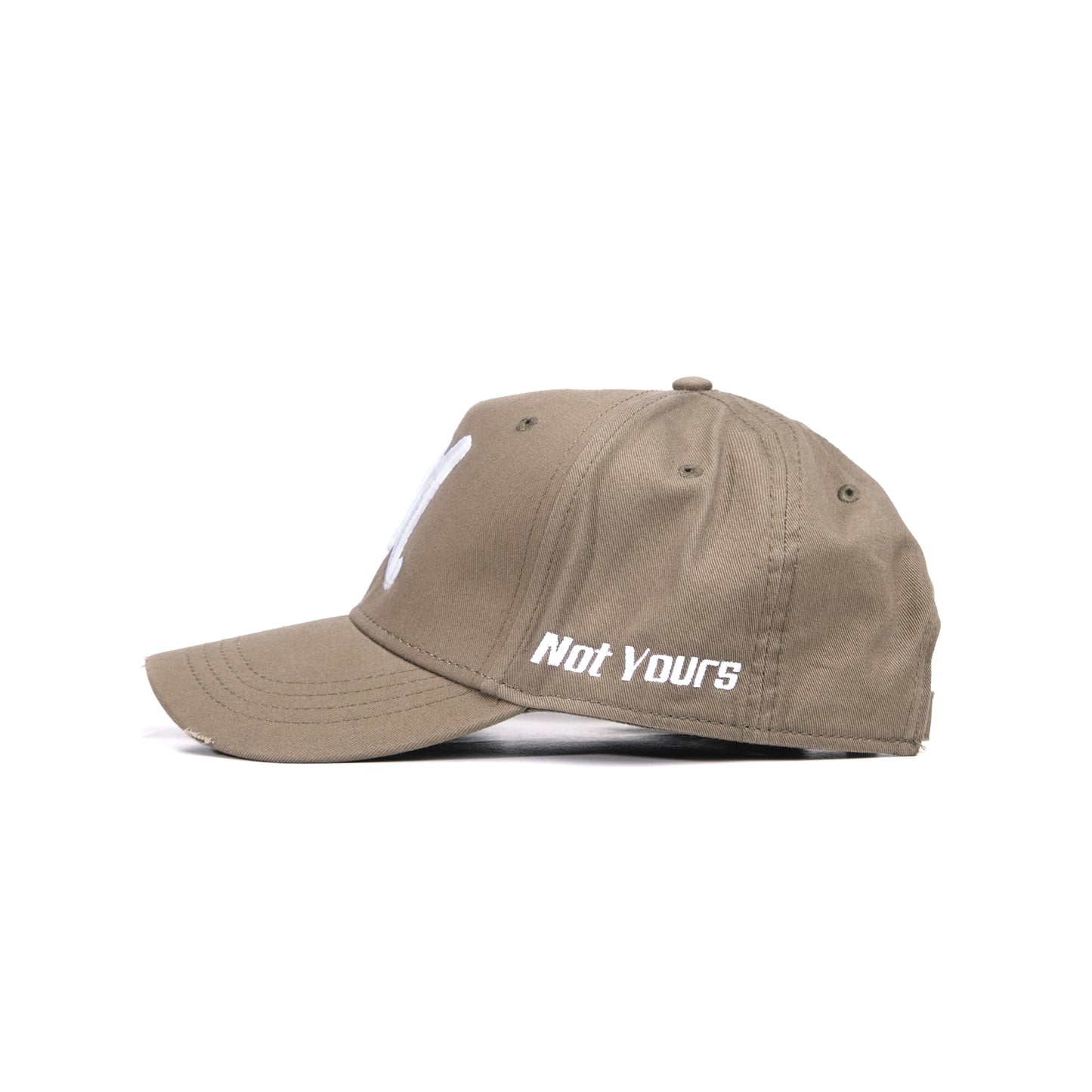 The Distressed Cap - OLIVE GREEN